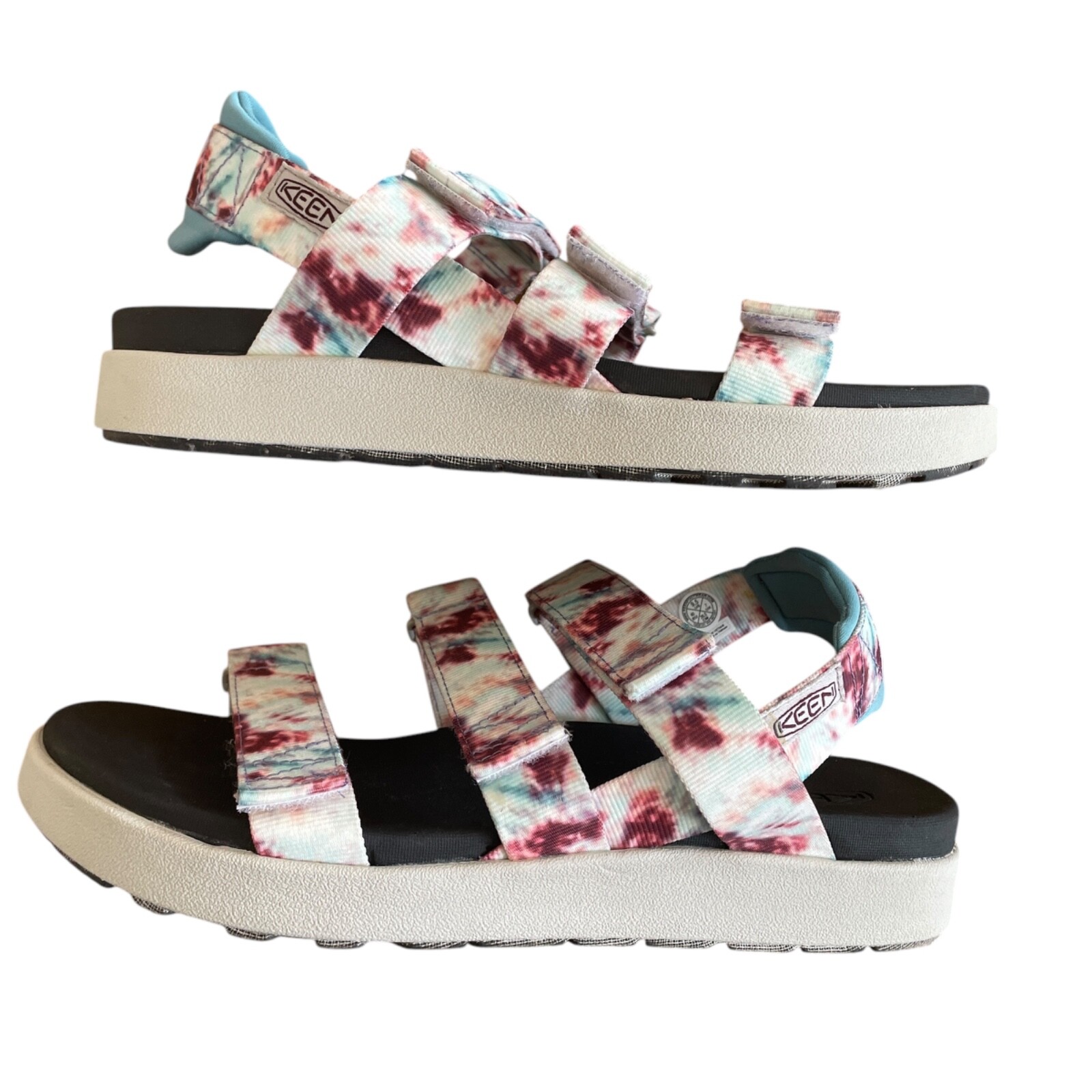 Sandali con cinturino KEEN Elle donna taglia 9 5 EU 40 Andorra tinta unita rosa blu