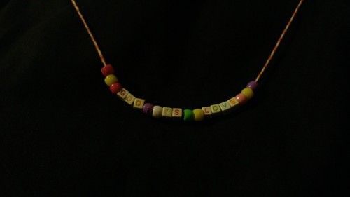 God is love twine necklace - Picture 2 of 2