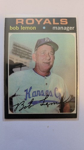 1971 TOPPS BOB LEMON #91 EX/MT