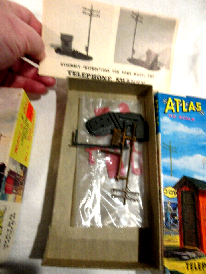 4-Vintage Atlas HO Scale Buildings in Original Boxes Unbuilt NIB | eBay