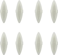 Toilet Seat Bumper Service Kit Replacement for 1133070 1236365 White 8Pcs 