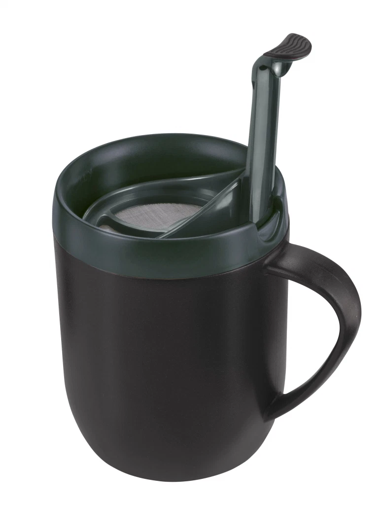 Zyliss Smart Cafe One Cup Coffee Cafetiere Cup Hot Travel Mug