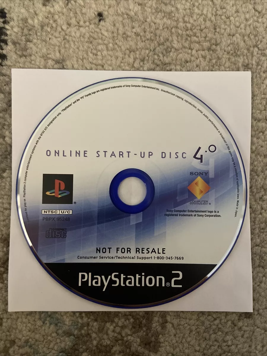 Playstation 2 PS2 Online Start Up Disc 3.0