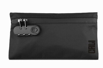 Cali 11'' x 6'' Geruchsdicht Abschließbar Versteck Tasche Raucher Reißverschluss Tragetasche mit Schloss