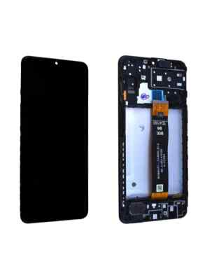 Écran Complet Noir Avec Châssis Pour Oppo A15 - Neuf Sous Emballage D'origine