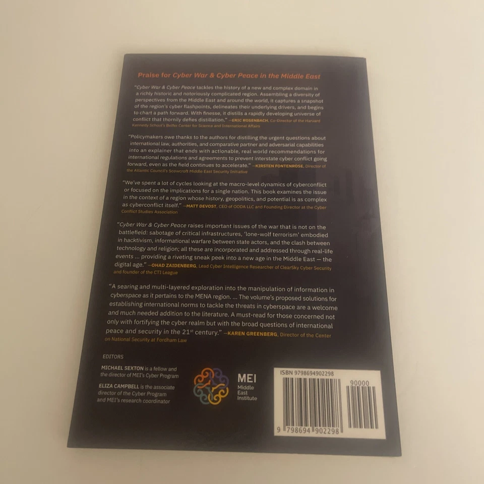 Cyber War & Cyber Peace in the Middle East: Digital Confli... by Sexton, Michael - Image 2 of 4