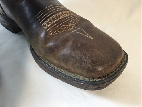 Durango Rebel Western Brown Leather boots Men's Size 9.5 W #Ddb0077 - Picture 14 of 15