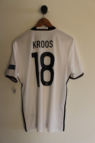 Adidas Allemagne Euro 2016 Home Toni KROOS #18 Size M - Foto 2 di 9