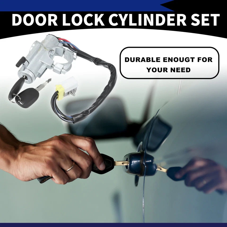 Ignition Switch Door Lock Cylinder For Nissan D21 M.T 1990-1994 Pickup M.T 95-96 Foto 2 de 4