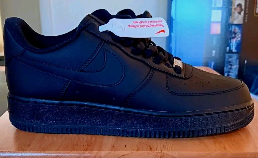Nike Air Force 1 Black Low Top Men's/Women's Classic AF1 Sneakers Multiple Sizes