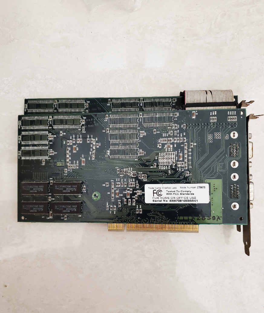 Creative 3D Blaster 3Dfx Voodoo 2 CT6670 8mb Card for SLI Creative 3D Blaster 3Dfx Voodoo 2 CT6670 8mb Card for SLI