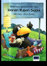 (b96821b12) Picture Book Stories of the Little Raven Sock, Approx 50 Pages,