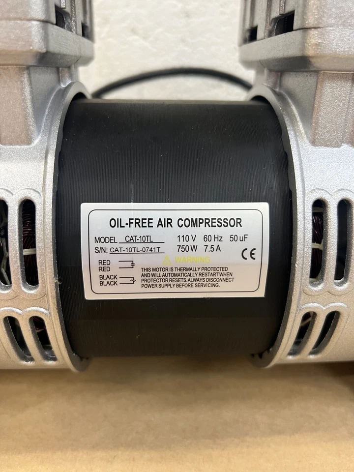 California Air Tools CAT-10TL 110 В безмасляный воздушный компрессор - Изображение 2 из 4
