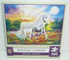Unicorn  Rainbow Jigsaw Puzzle 300 Pieces Bedtime Stories Horse Foal Baby Field