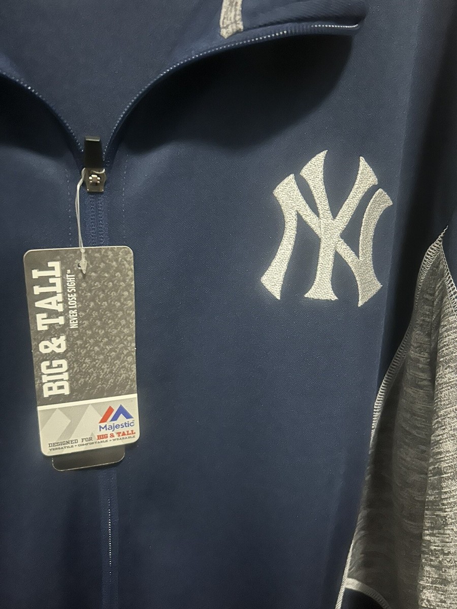 Yankees Majestic XXL ジャケット ネイビー Majestic New York