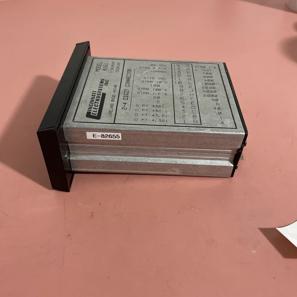 CIncinnati Electrosystems Model 4161-2-5 Panel Display + Warranty! - Image 4 of 4