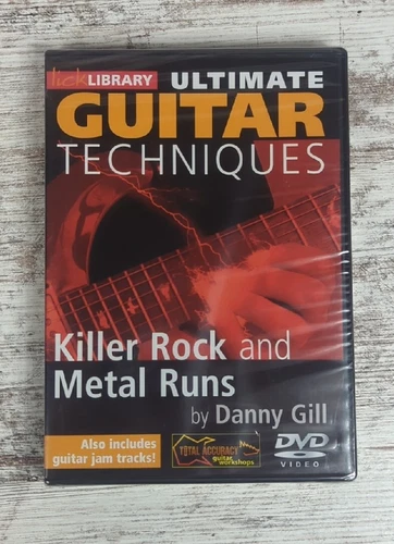 Lick Library Ultimate Guitar Techniques KILLER ROCK AND METAL RUNS (DVD)  NEW