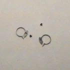 2 WALTHAM 16 SIZE CLICK SPRINGS W/ SCREWS #4781, MODEL 99-08  ---  BB-869