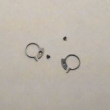 2 WALTHAM 16 SIZE CLICK SPRINGS W/ SCREWS 4781, MODEL 99-08 --- BB-869