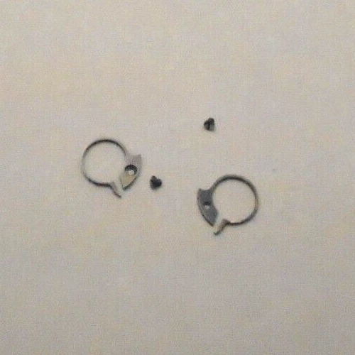 2 WALTHAM 16 SIZE CLICK SPRINGS W/ SCREWS #4781, MODEL 99-08  ---  BB-869