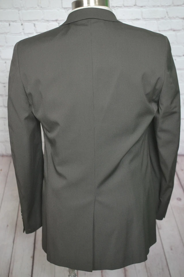 Joseph Abboud Hombre Marrón Calce Clásico 2 Piezas Traje 40L Chaqueta 34x34 Pantalón Foto 4 de 4