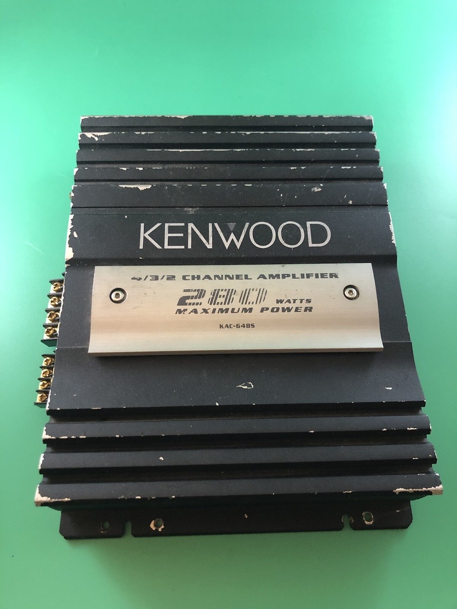 KENWOOD power amplifier KAC-6485 280 watts-VA9 | eBay