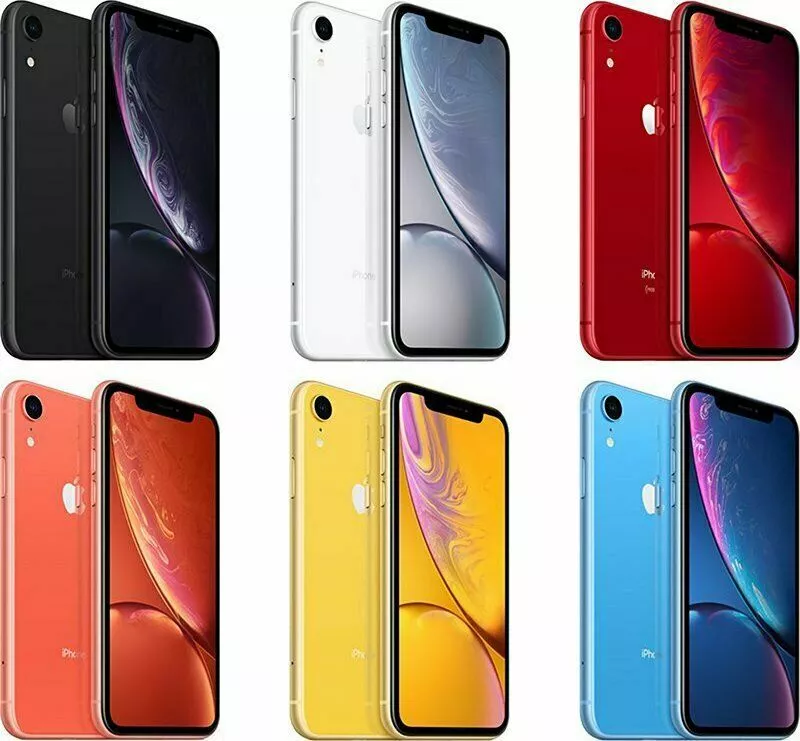 Apple iPhone XR 256GB|128GB|64GB| GSM+CDMA Unlocked - Verizon T-Mobile AT&T