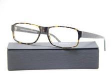 NEW ANDY WOLF MOD. 4512 COL. B TORTOISE BLACK AUTHENTIC EYEGLASSES W/CASE 57-15