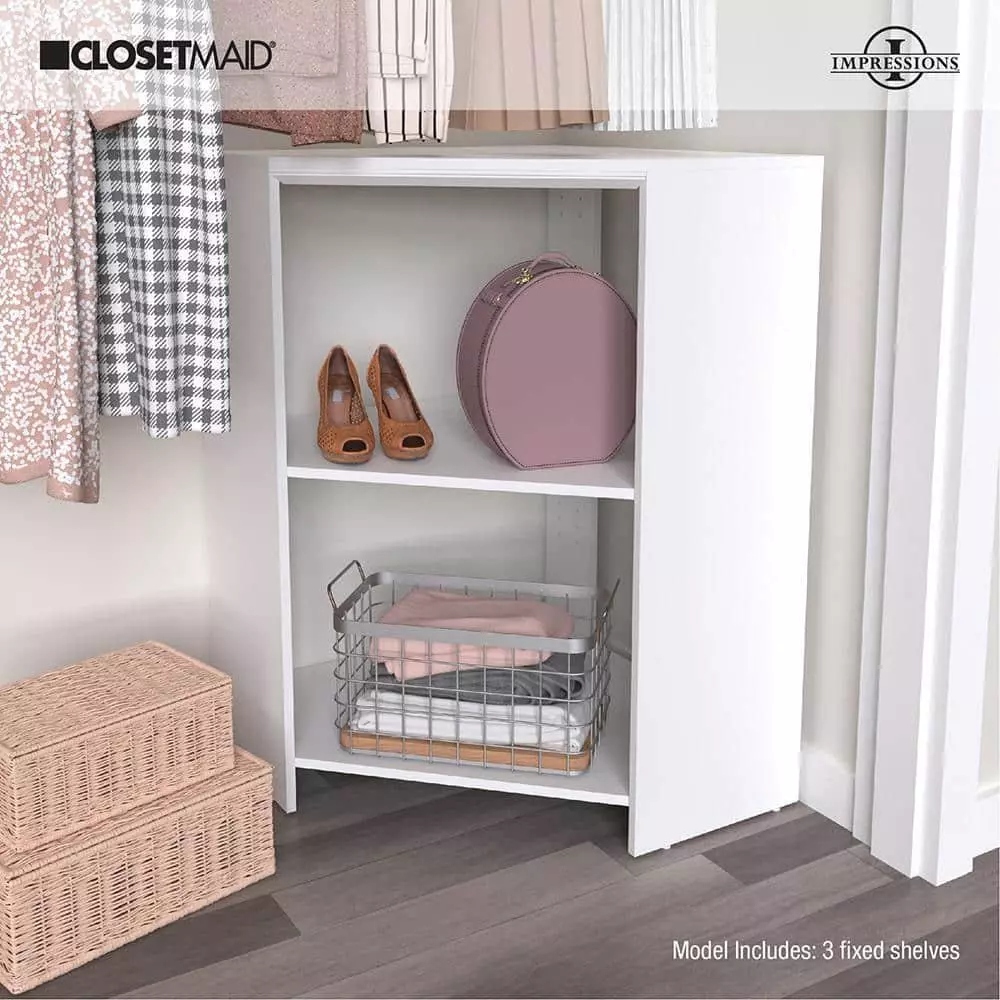 ClosetMaid Laminate Corner Unit 28.7