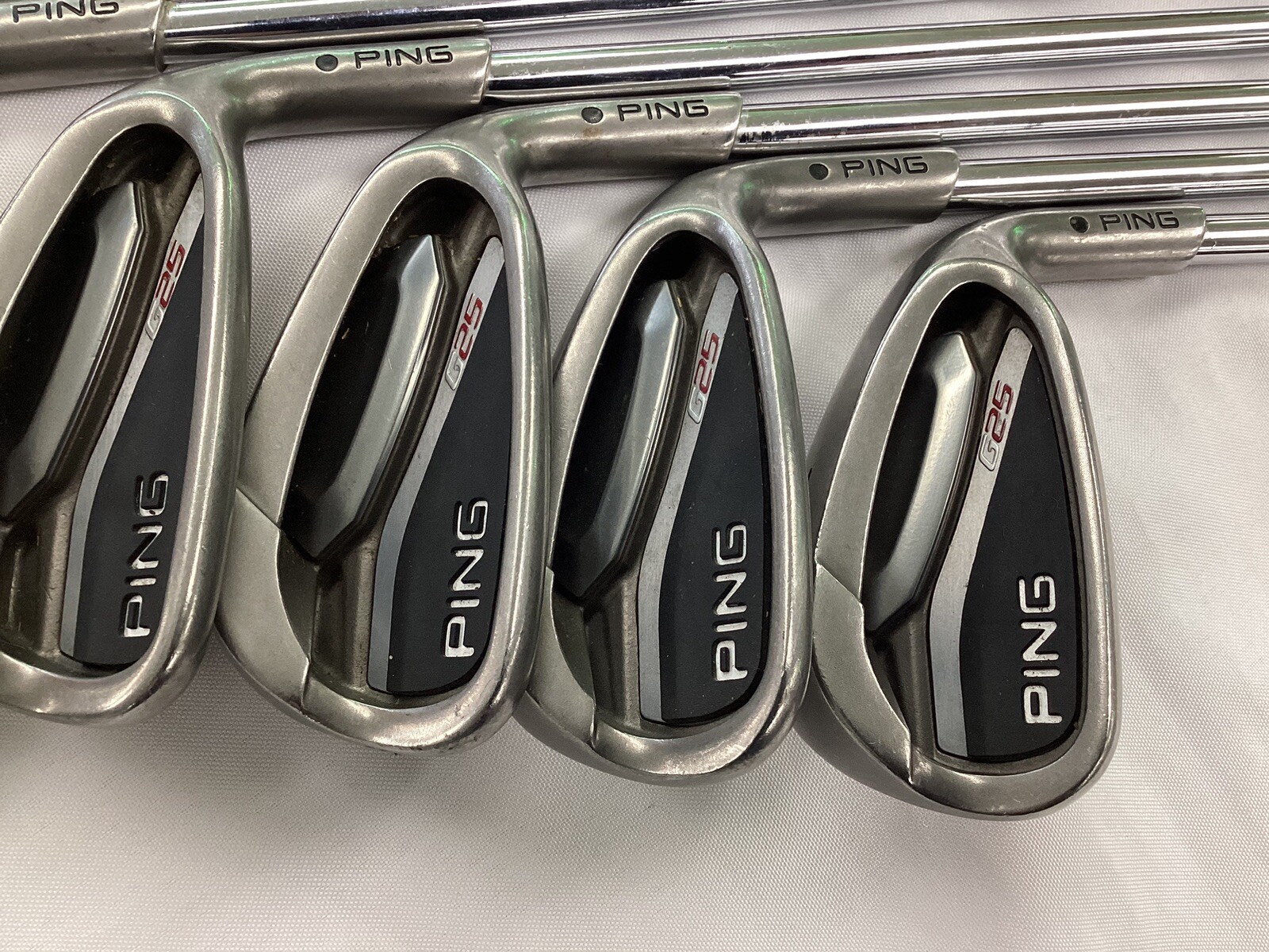Ping G25 Iron Set 5W+UW Black Dot CFS Regular Flex Steel Mens RH eBay