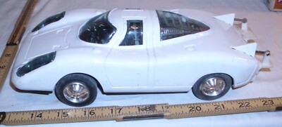 Jouet Ancien En Tôle – Porsche (fabriqué Au Japon, Sans Marque)