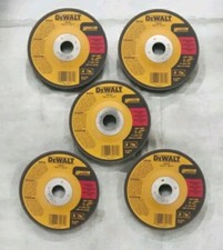 5 Dewalt Stainless Steel Cut-Off Wheel Discs 4" x .045" x 5/8" New