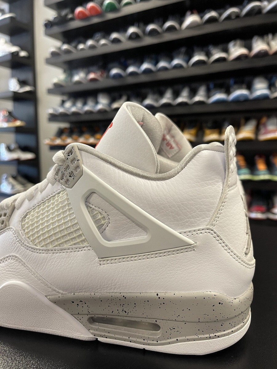 Size 11 - Air Jordan 4 Retro White Oreo 2021 Grey CT8527-100 | eBay