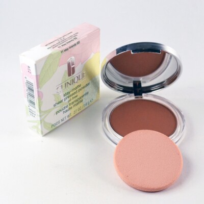 Clinique Stay Matte Sheer Pressed Powder 11 STAY BRANDY - Size 0.27 Oz. / 7.6 g