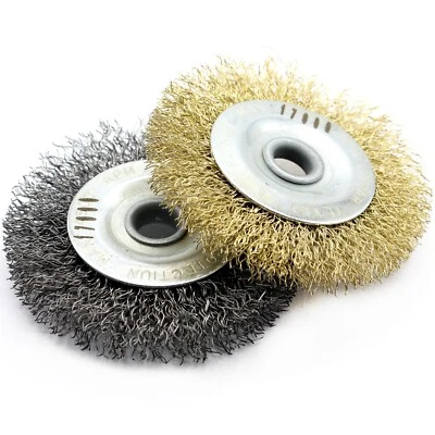 HOBBYPOWER24 Drahtbürste Bürste Reinigungsscheibe 76 x 10mm Akku Winkelschleifer GWS 10,8 12V