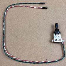 Solderless Prewired for EMG Quick Connect BLACK 3 Way Toggle Switch 16"