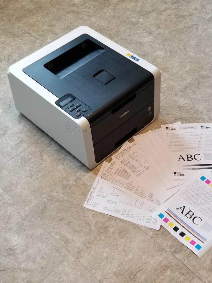 Brother HL-3170CDW Workgroup LED Printer FULLY FUNCTIONAL VERY CLEAN SEE PICTURE - Image 3 of 4