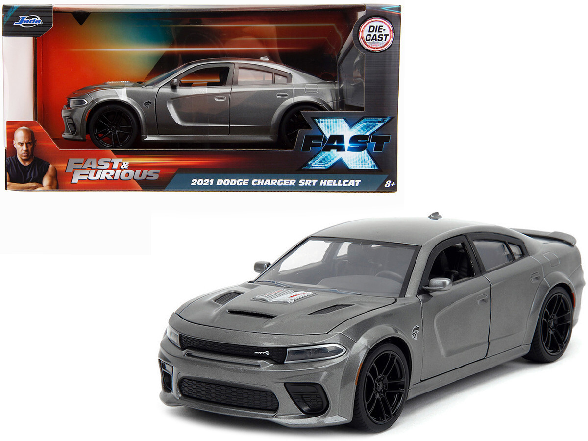 Jada 2021 Dodge Charger SRT Hellcat Gray 