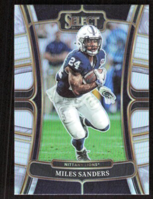 2023 8733E Panini Select Draft Picks SILVER PRIZM Miles Sanders Penn State