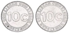 Deutschland 10 Cent 2002 ? Probe Scan Coin f&uuml;r M&uuml;nzautomaten ss-vz  97631