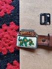 1988 Mirage Studio Teenage Mutant Ninja Turtles Belt & Buckle Lee Co. Kids Size