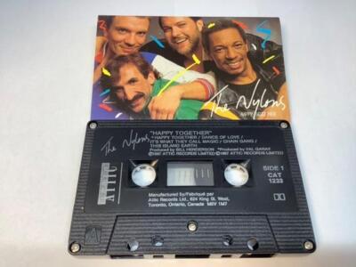 THE NYLONS Cassette Tape HAPPY TOGETHER 1987 Attic Records Canada CAT-1233
