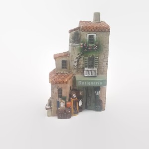 J-Carlton-Gault-Antiquario-Hand-Painted-Resin-Miniature-Building