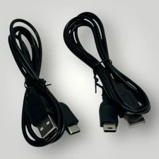 Nintendo GBM Game Boy Micro Console USB Power Supply Charger Cord Cable 2 PACK