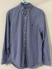 Polo Ralph Lauren Classic Fit Gingham Oxford Shirt Royal Gingham Size SP