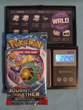 Heavy 22.40g Pokémon TCG Journey Together Booster Pack Factory Sealed