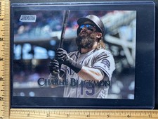 Blackmon, Charlie - 2019 Stadium Club - Oversized/Box Topper