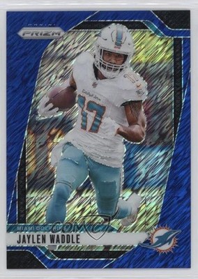 2024 Panini Prizm Blue Shimmer Prizm 19/25 Jaylen Waddle #178 1cw4