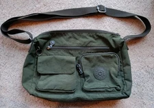 Kipling Cross Body Bag Pre Owned Olive Green Crossbody Bag With Shoulder Strap