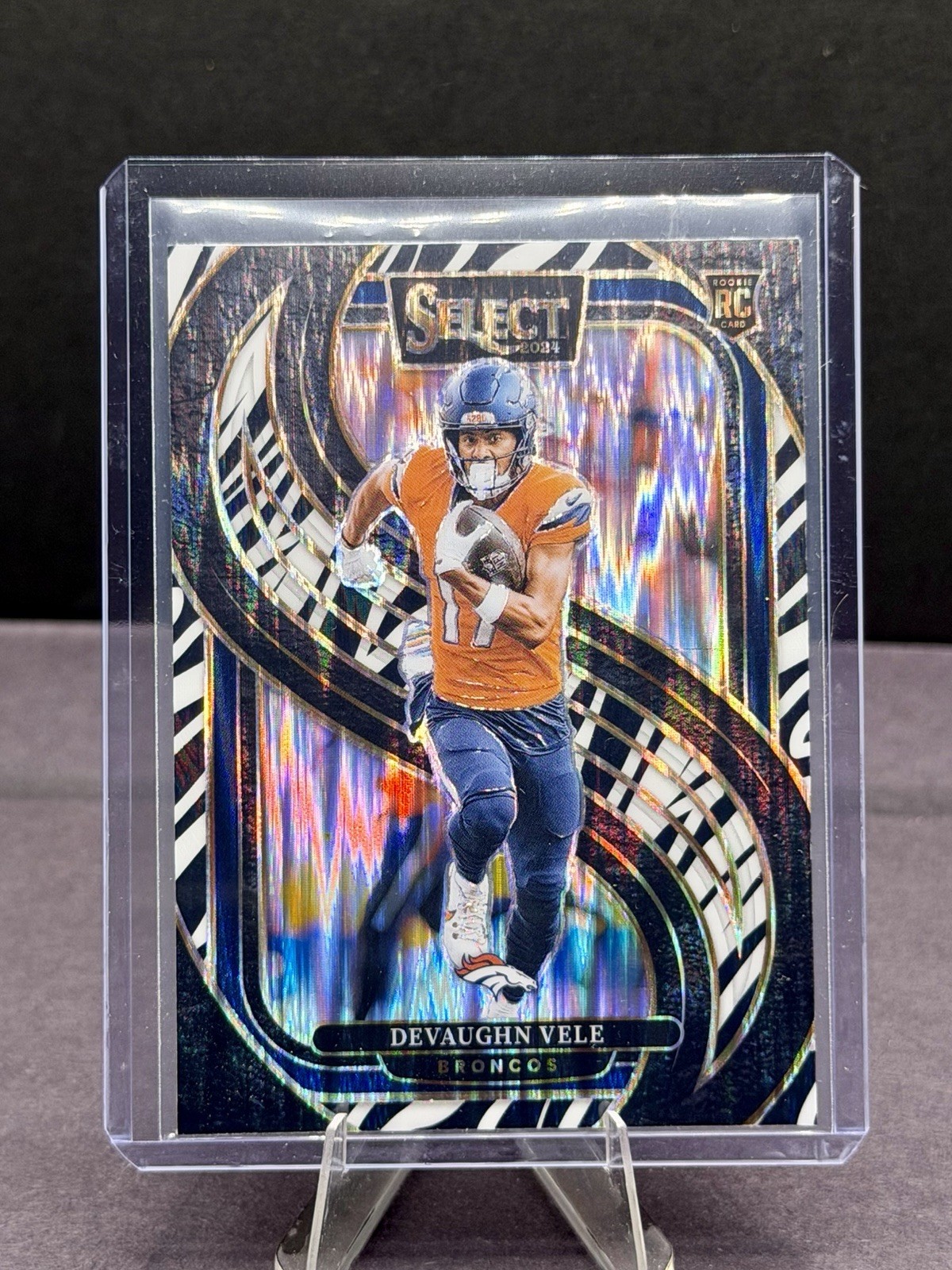 Devaughn Vele Panini Select #150 Zebra Shock